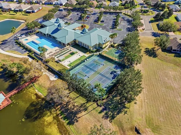 an aerial view of a city with lots of residential buildings