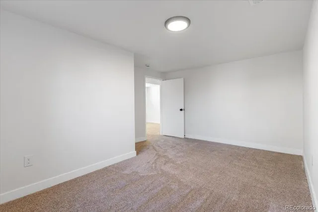 a view of an empty room