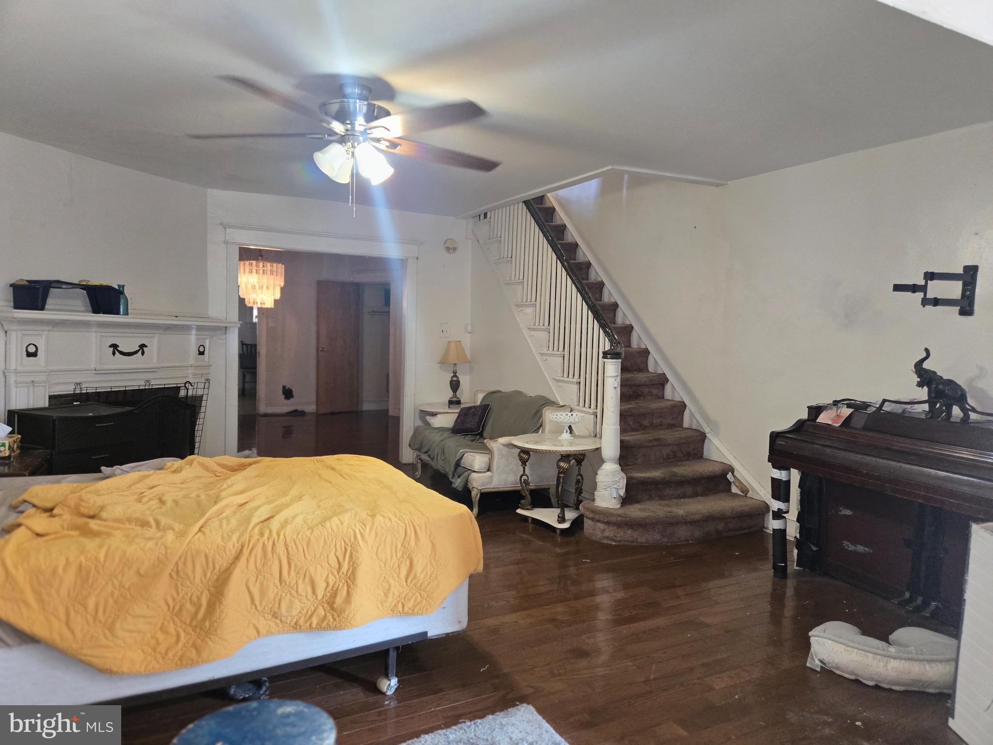 1959 Georgian Road Philadelphia, PA 19138 - Photo 7 of 29 a bed room with a bed and a chandelier