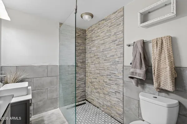 a room with storage and utility