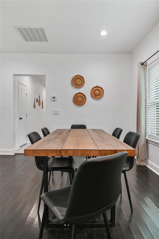 1106 West Chestnut Street Denison, TX 75020 - Photo 25 of 38 Dining space with dark hardwood / wood-style flooring