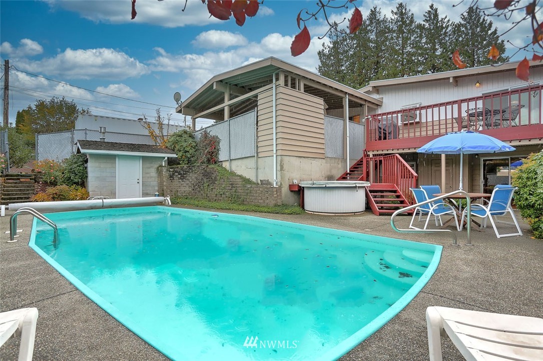1006 North 36th Street Renton, WA 98056 - Photo 31 of 36 a view of a house with pool porch and furniture