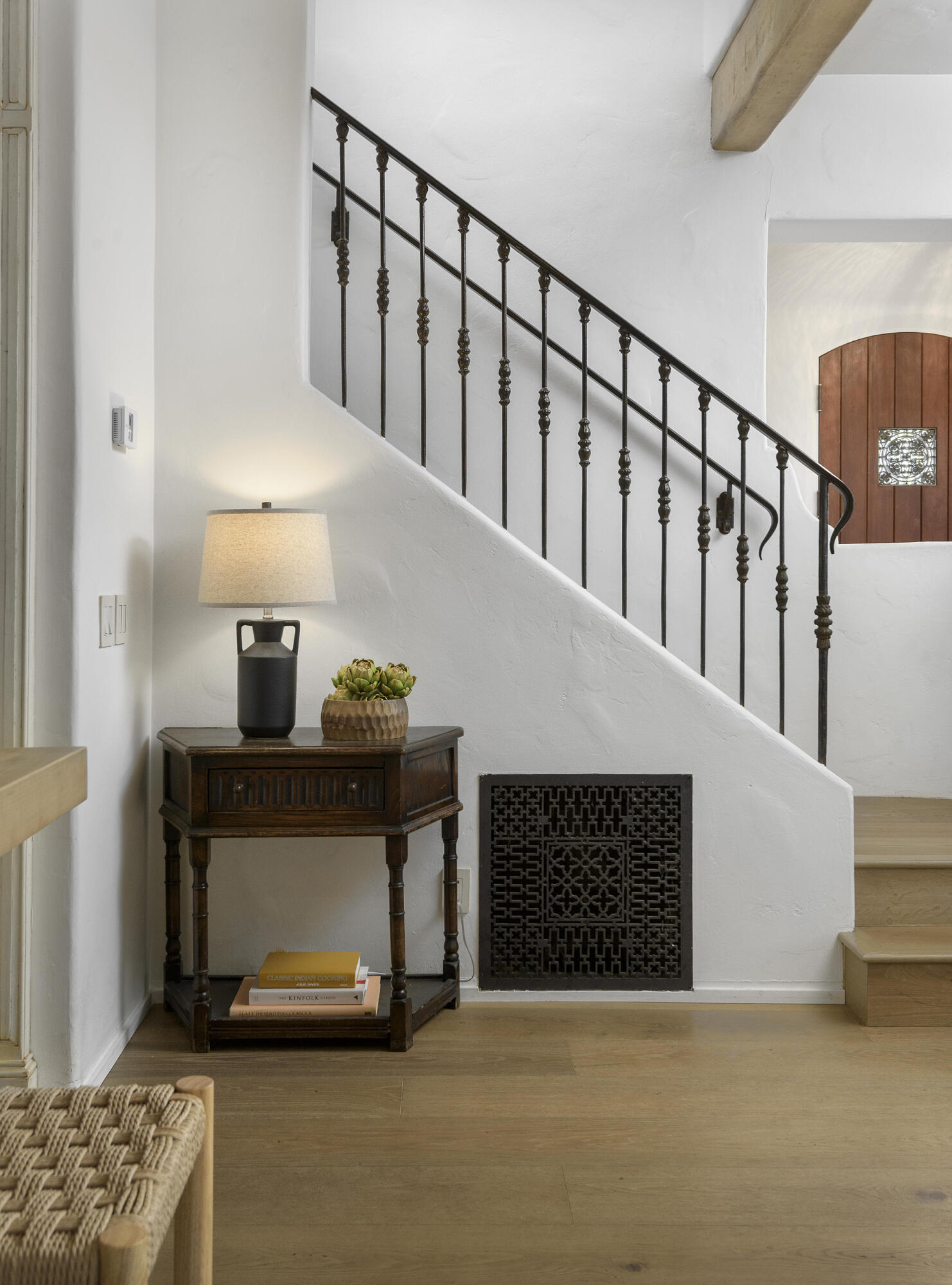 640 El Bosque Road Montecito, CA 93108 - Photo 12 of 36 a living room with fireplace furniture and a window