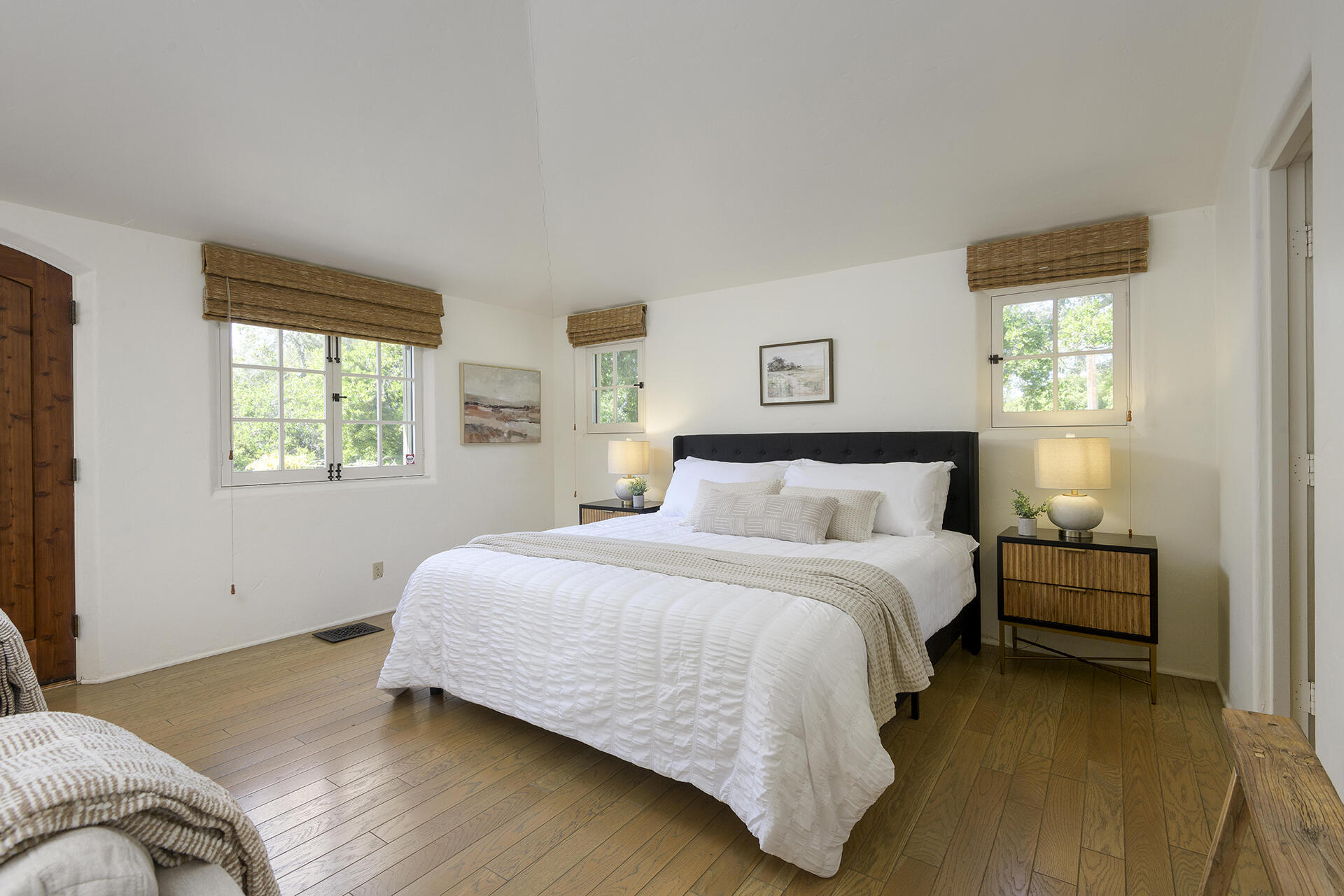 640 El Bosque Road Montecito, CA 93108 - Photo 27 of 36 a bedroom with a bed and a window