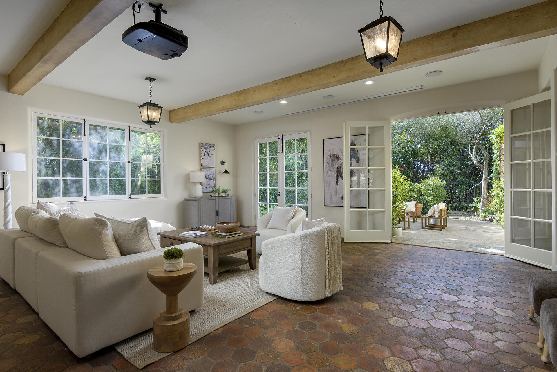 640 El Bosque Road Montecito, CA 93108 - Photo 10 of 36 a living room with furniture and a large window