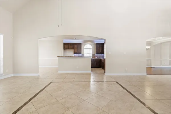 a view of a kitchen with a sink