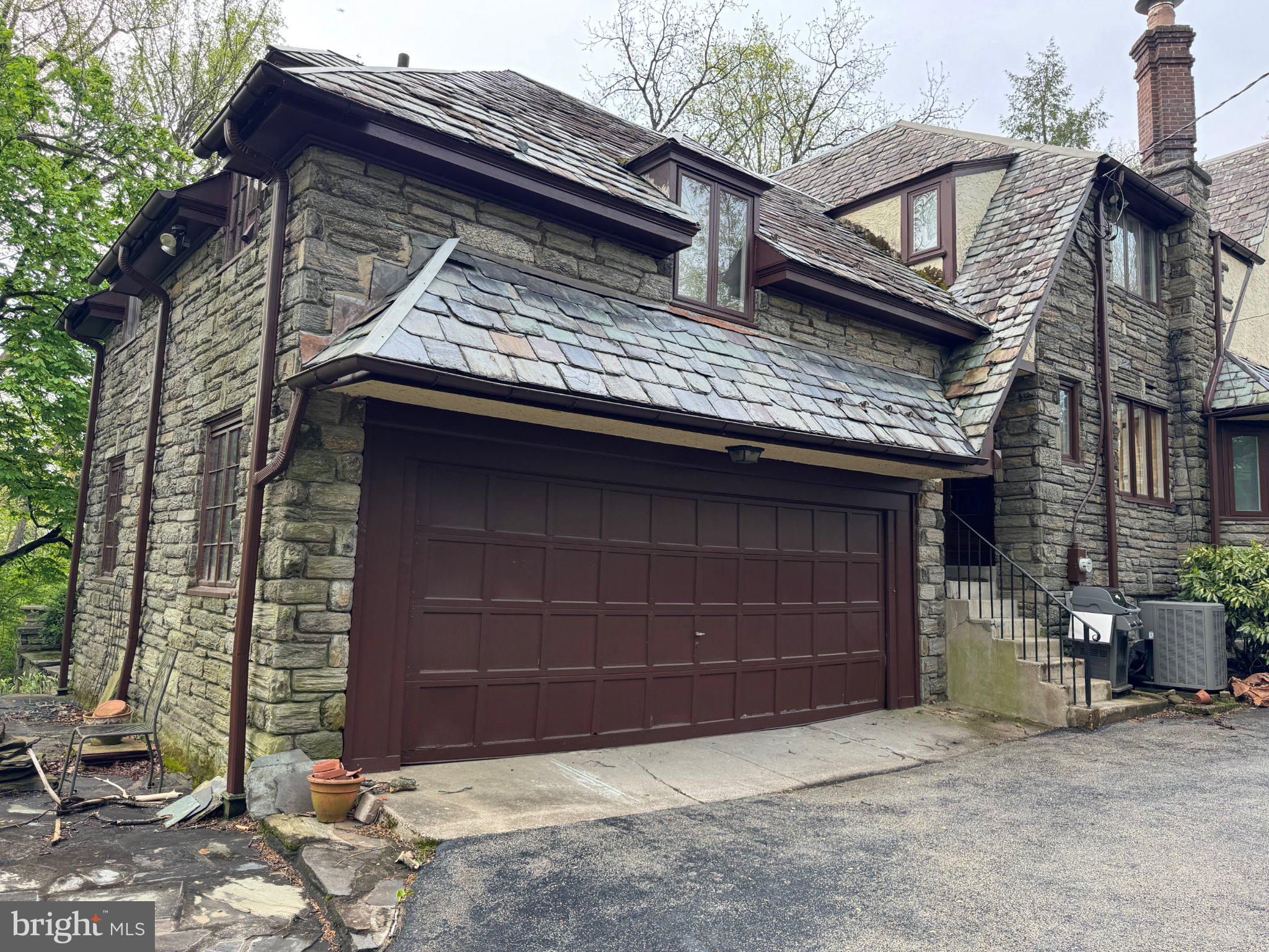 1217 Medford Road Wynnewood, PA 19096 - Photo 79 of 92 Oversized 2 Car Attached Garage -Slate Roof
