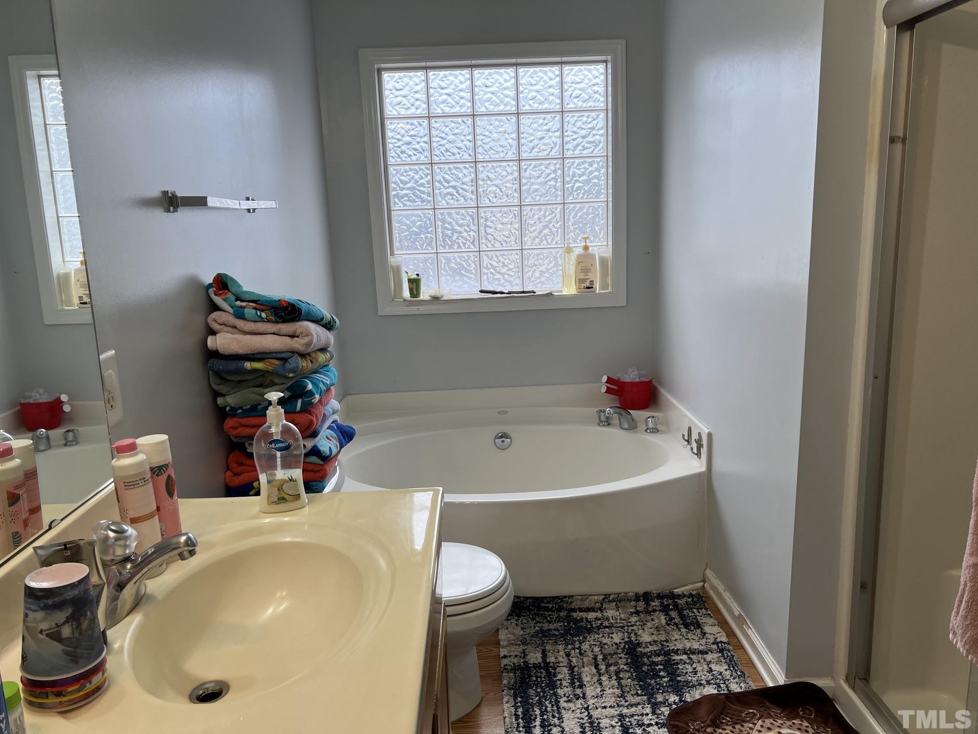 4109 Bay Rum Lane Raleigh, NC 27610 - Photo 9 of 31 a bathroom with a sink and a bathtub