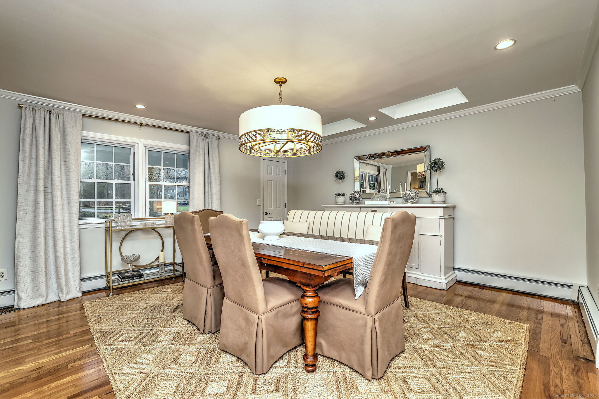 119 Wedgemere Road Stamford, CT 06905 - Photo 17 of 40 a view of a dining room with furniture window and wooden floor