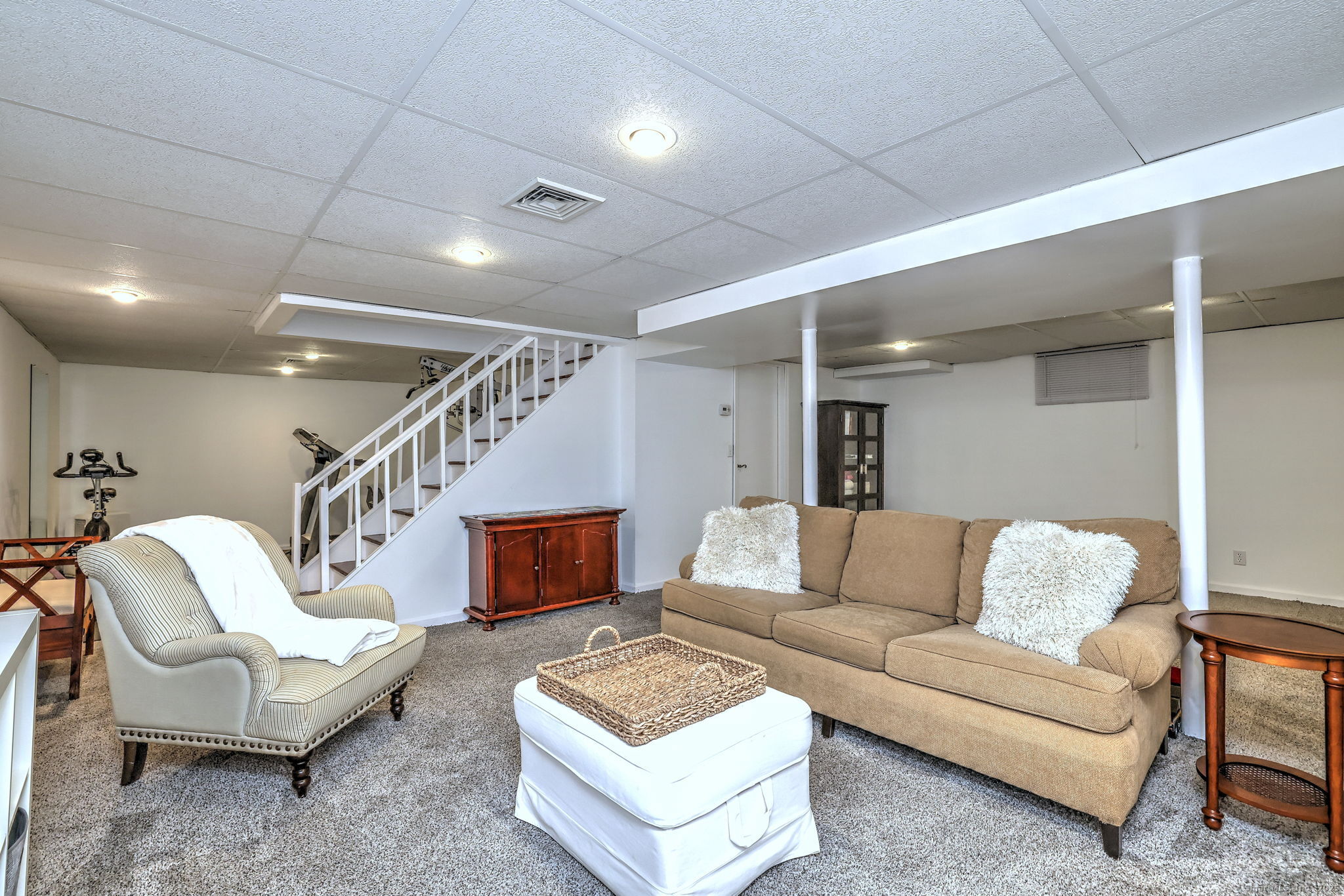 119 Wedgemere Road Stamford, CT 06905 - Photo 31 of 40 a living room with furniture and a potted plant