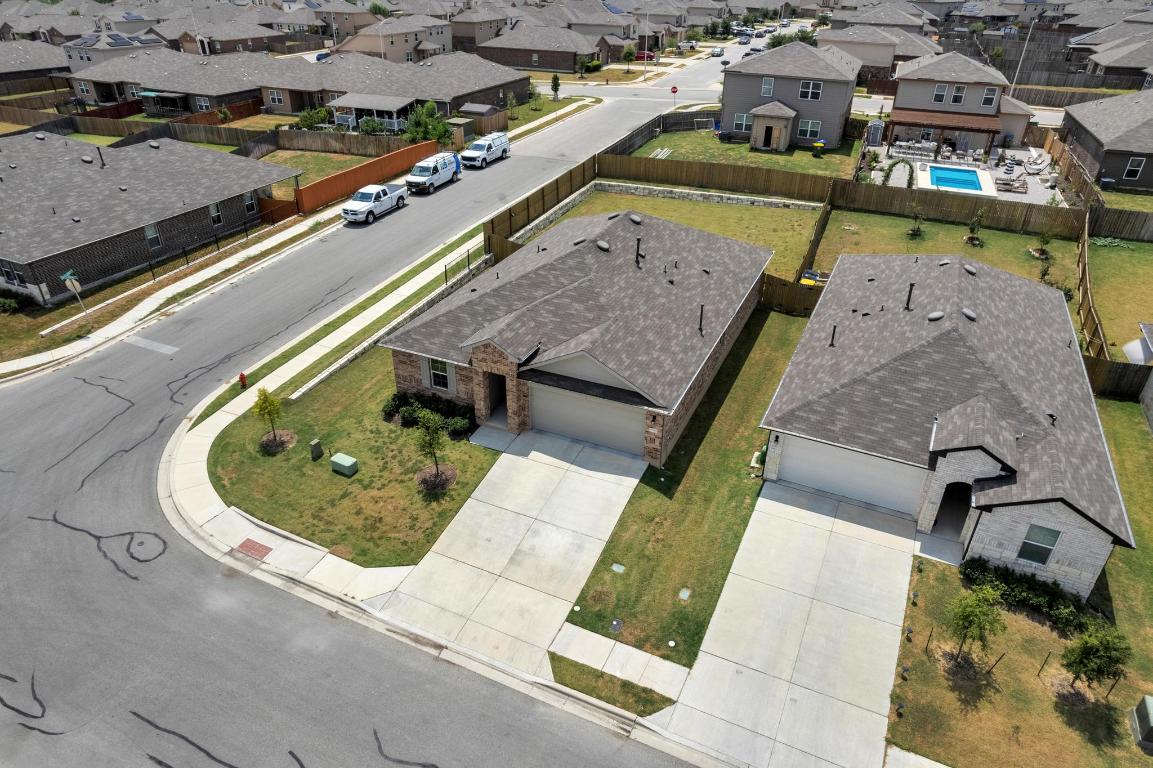 19525 Abigail Fillmore Road Manor, TX 78653 - Photo 36 of 40 Aerial perspective of suburban area
