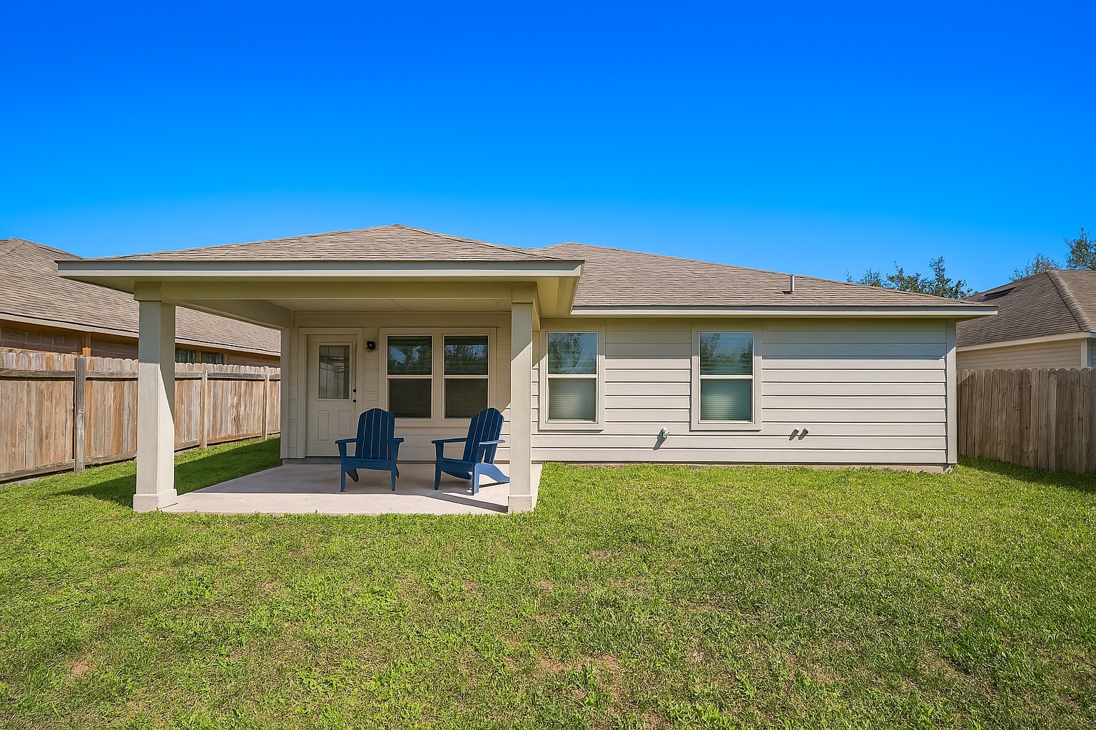 3611 Apache Meadows Drive Baytown, TX 77521 - Photo 12 of 12 a front view of house with yard and seating area