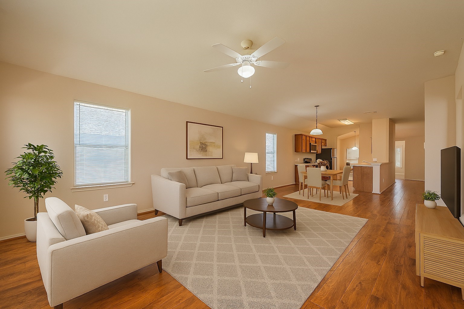 3611 Apache Meadows Drive Baytown, TX 77521 - Photo 4 of 12 a living room with furniture and a large window