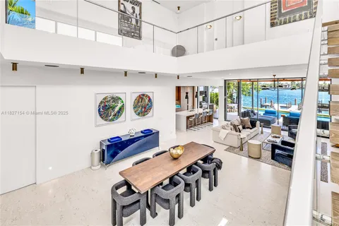 a view of a swimming pool with a lounge chair