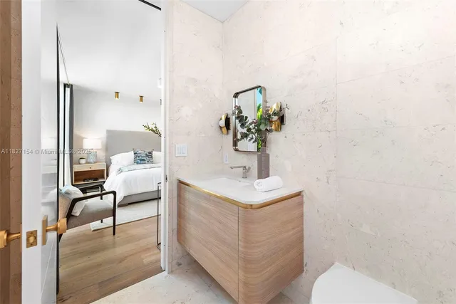 a view of a patio with swimming pool