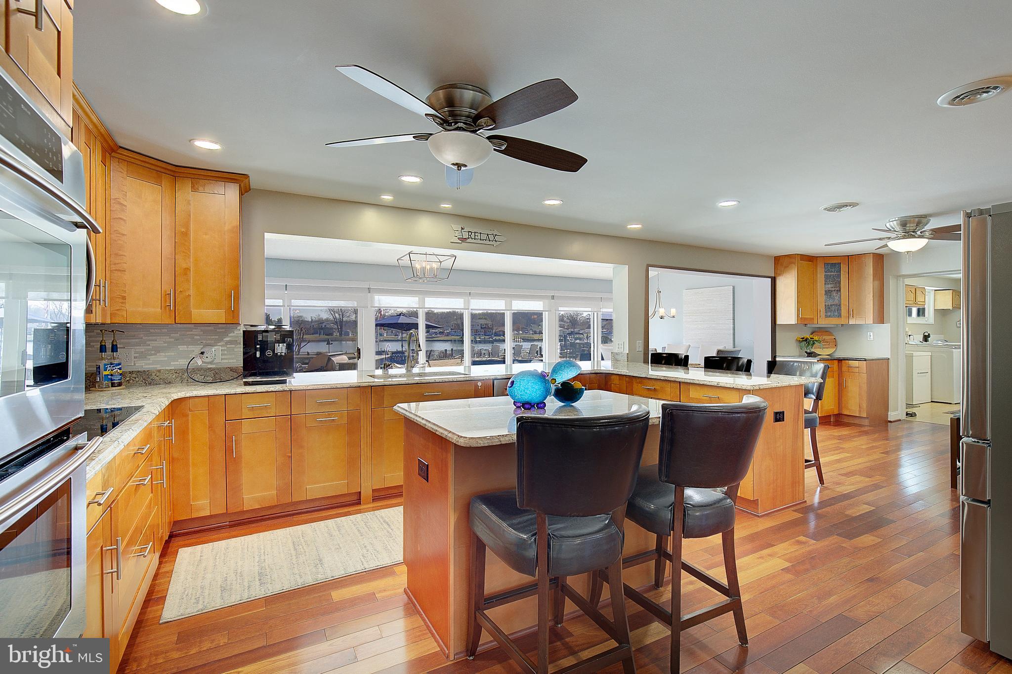 8113 Ventnor Road Pasadena, MD 21122 - Photo 16 of 45 Updated kitchen with water view