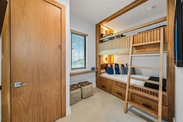 a view of a terrace with a garden