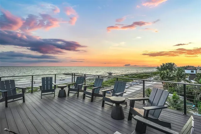 a front view of a multi story building