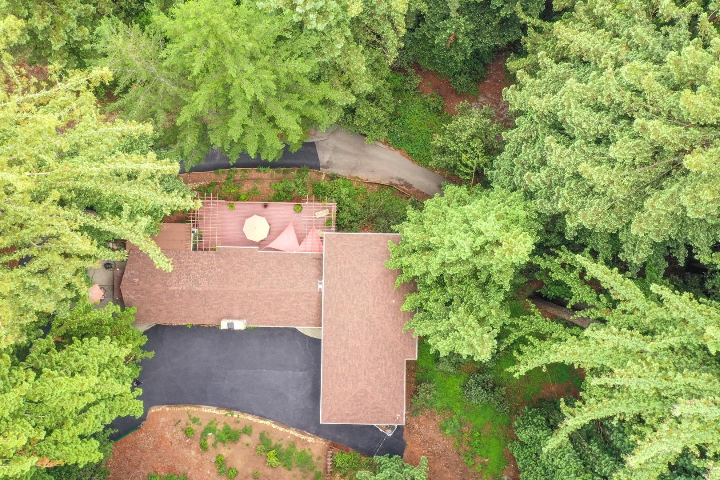 169 Sequoia Grove Ben Lomond, CA 95005 - Photo 9 of 42 an aerial view of a house