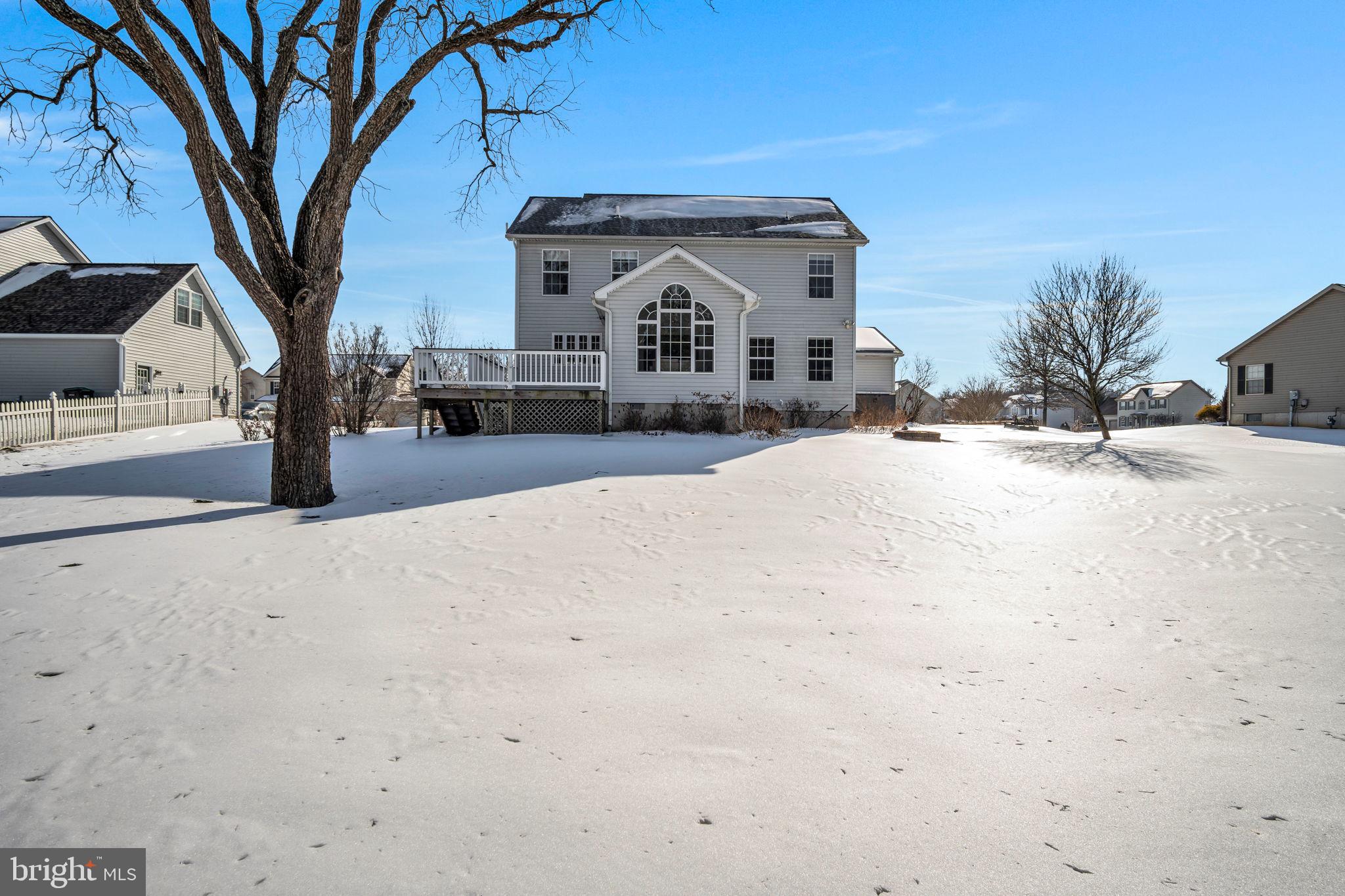 86 Barley Circle Hanover, PA 17331 - Photo 43 of 57 a view of a house with a snow in the background