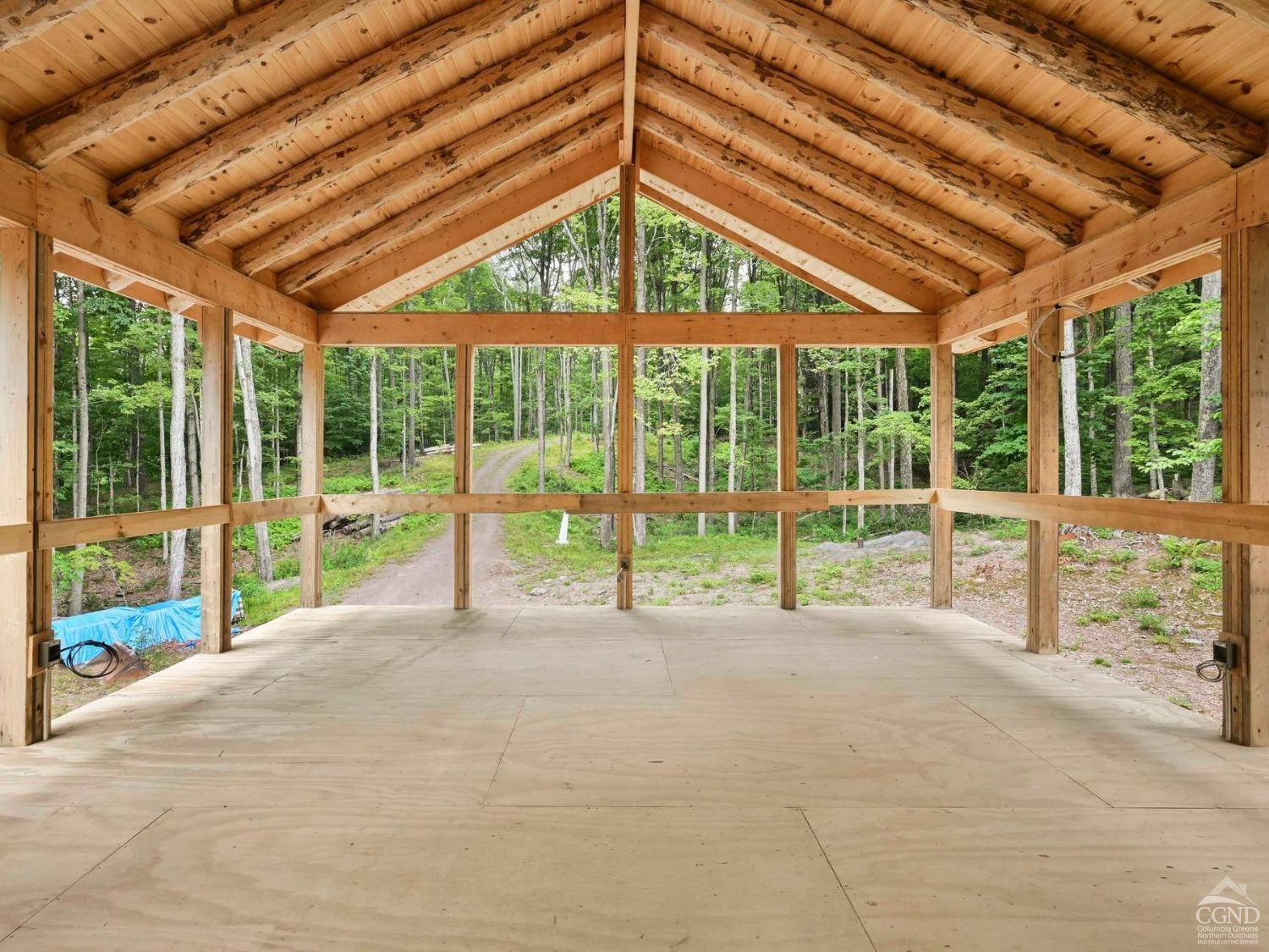 2731 County Route 10 Windham, NY 12496 - Photo 16 of 31 a view of an empty room with a balcony
