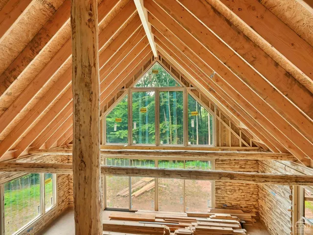 a very nice looking room with a large window