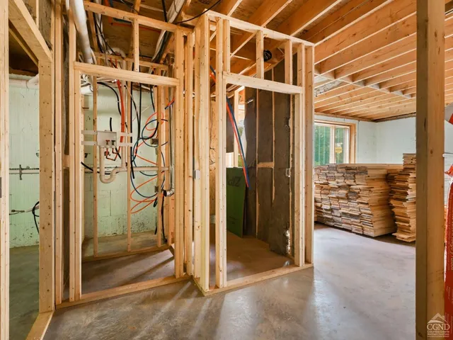 a view of a entryway with wooden floor