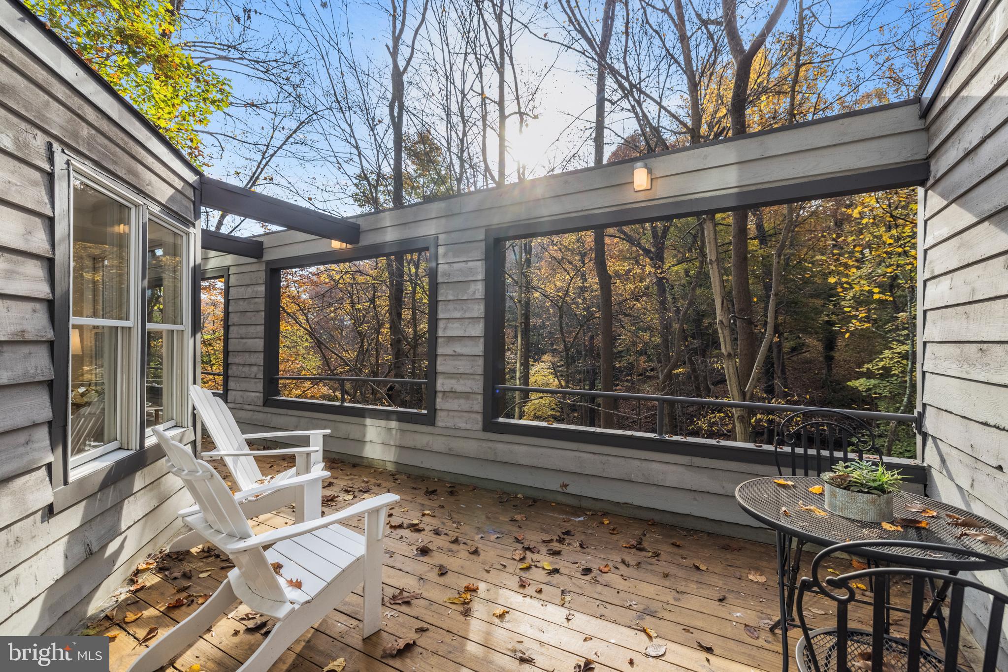 2601 Klingle Road Northwest Washington, DC 20008 - Photo 16 of 59 Great views from the main level deck!