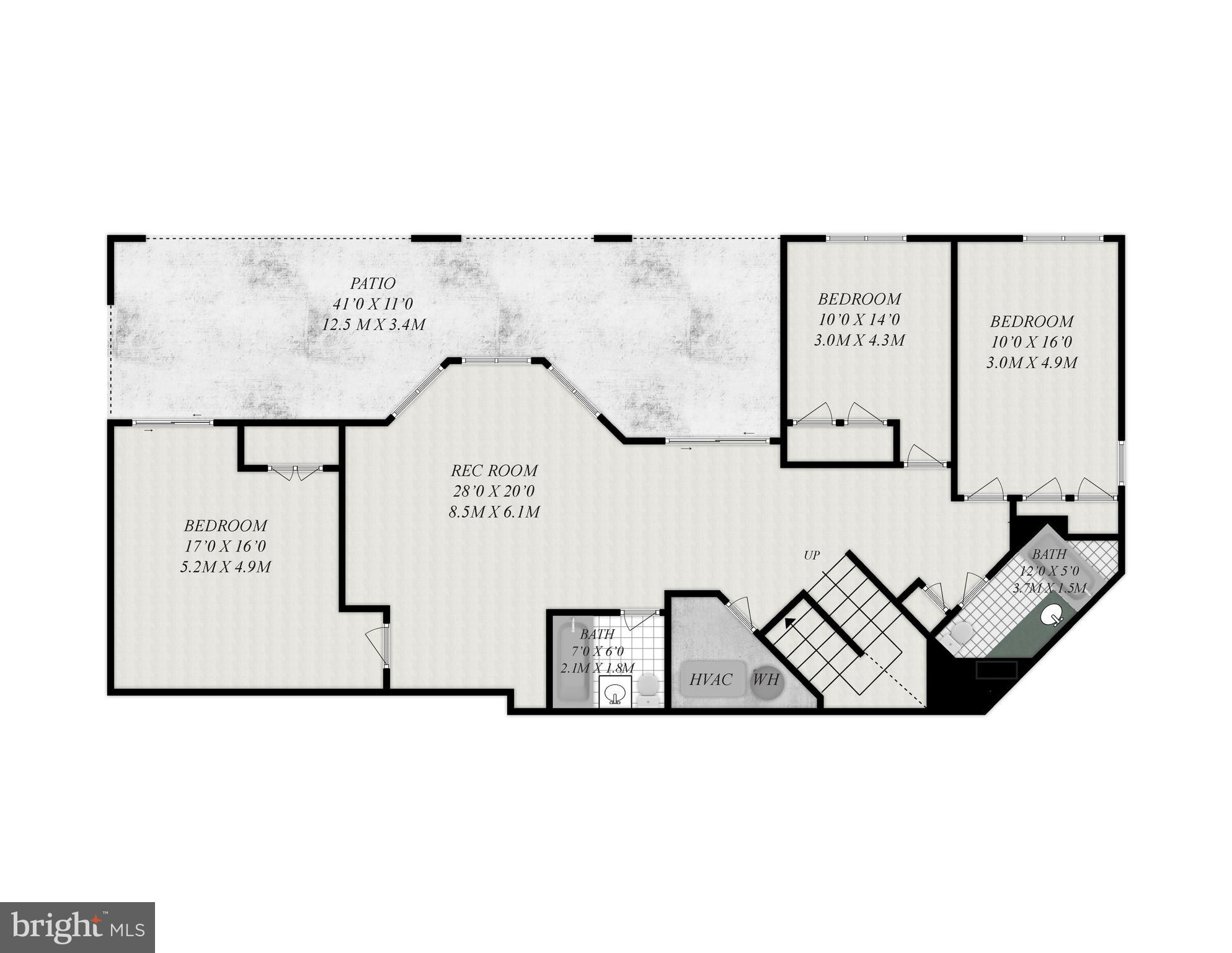 2601 Klingle Road Northwest Washington, DC 20008 - Photo 59 of 59 Lower Level Floor Plan