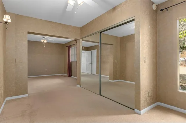 a view of a room with shelf