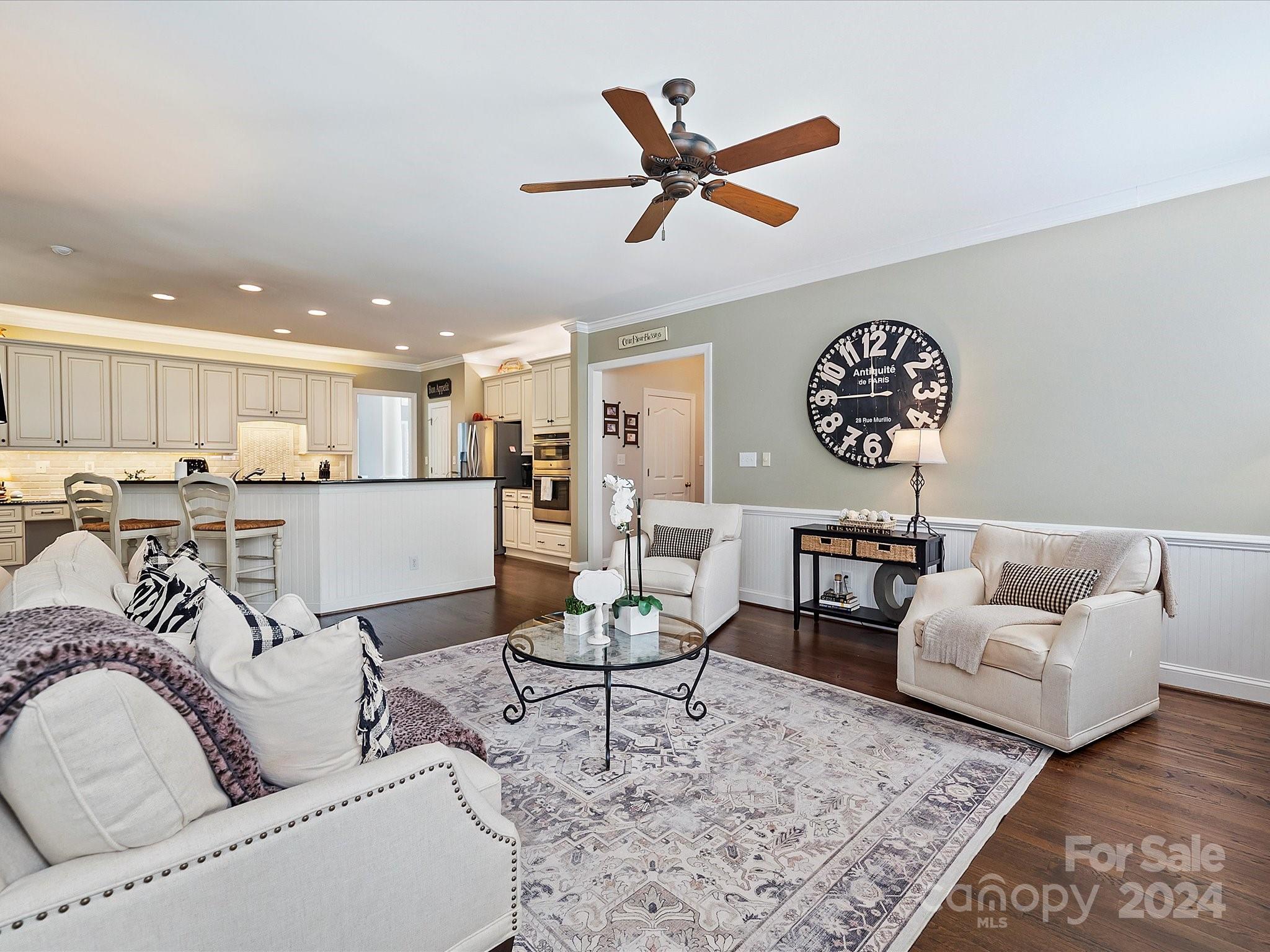10309 Riesling Court Charlotte, NC 28277 - Photo 15 of 44 a living room with furniture and kitchen view