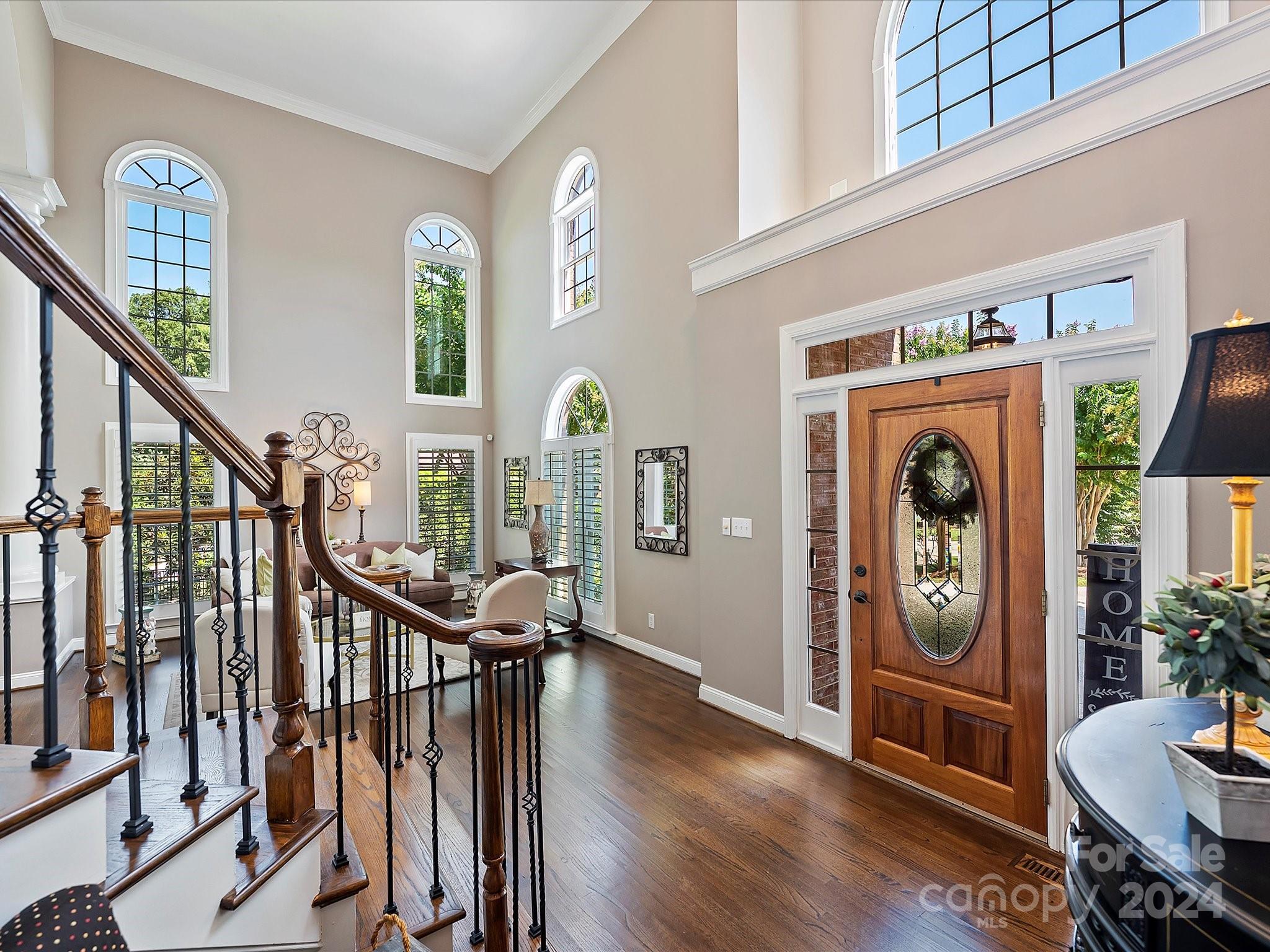10309 Riesling Court Charlotte, NC 28277 - Photo 5 of 44 a view of an entryway with wooden floor