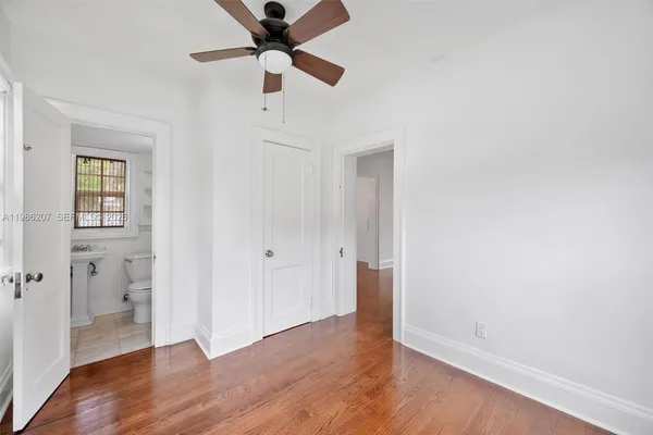 wooden floor in an empty room