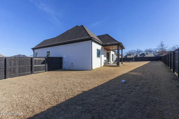 front view of a house with a street