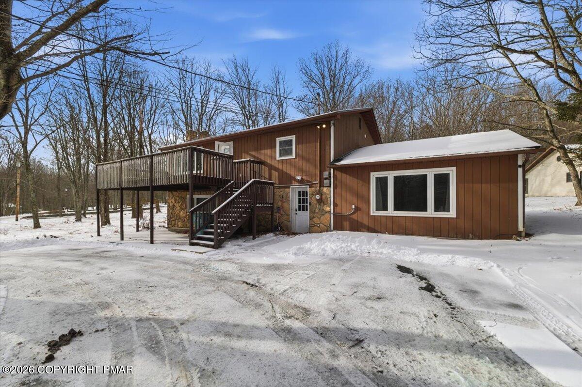 3529 Winding Way Kunkletown, PA 18058 - Photo 3 of 37 a view of a house with a snow in the yard