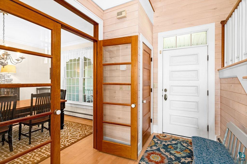 3168 Pioneer Road Barnum, MN 55707 - Photo 12 of 46 One of the standout features of this home, is the detailing that was put into it. From the maple finishes and transom windows, to the whitewashed paneling throughout, you will not find another home like it in this area.