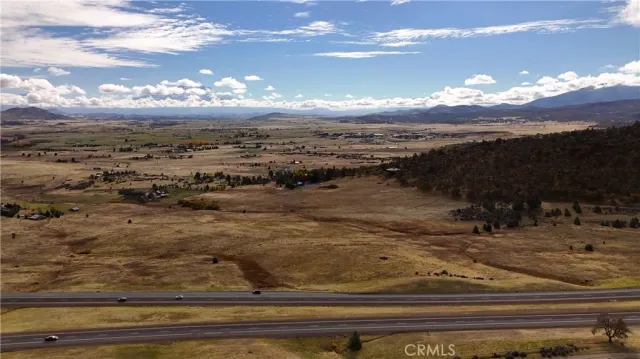a view of a lake with a mountain