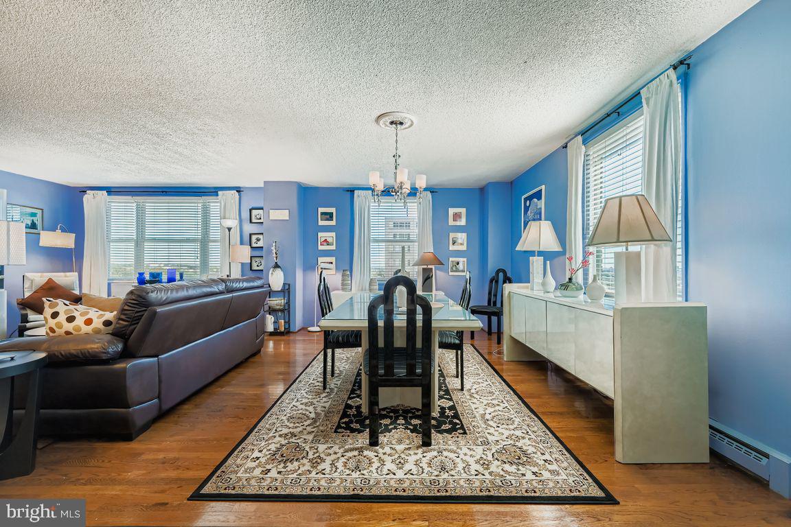 1101 St Paul Street, Unit 1410 Baltimore, MD 21202 - Photo 13 of 29 a living room with furniture rug and window