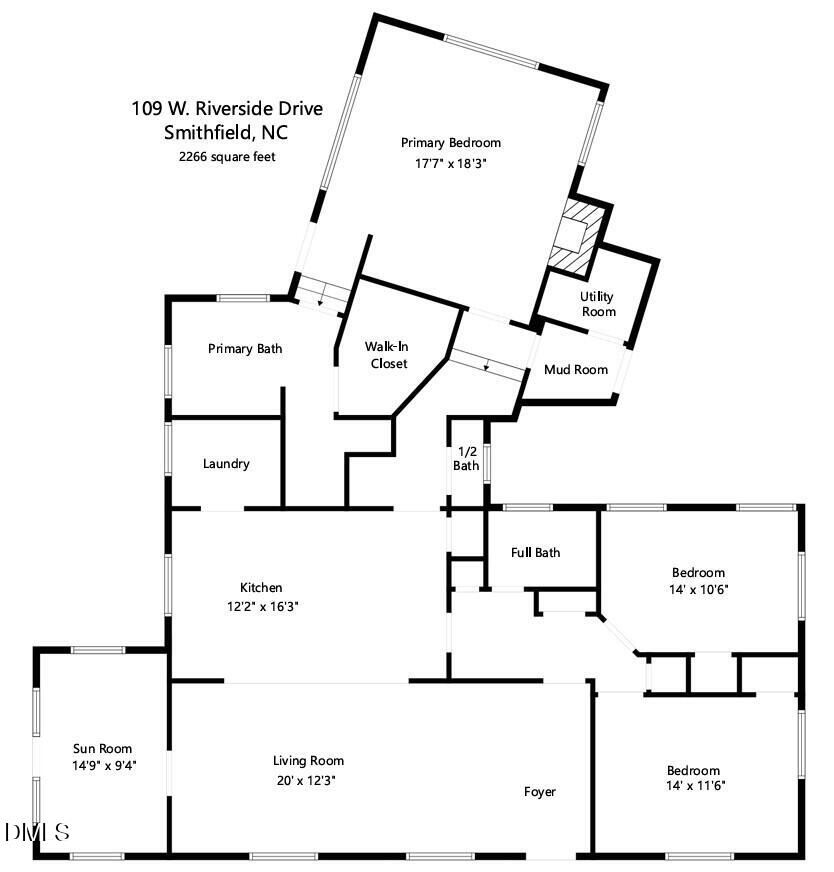 109 West Riverside Drive Smithfield, NC 27577 - Photo 3 of 39 109 W. Riverside Drive Sketch