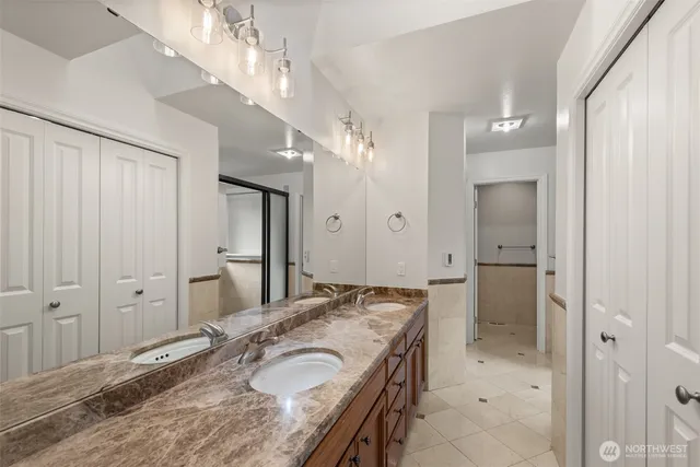 a view of a bathroom