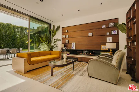 a outdoor living space with furniture