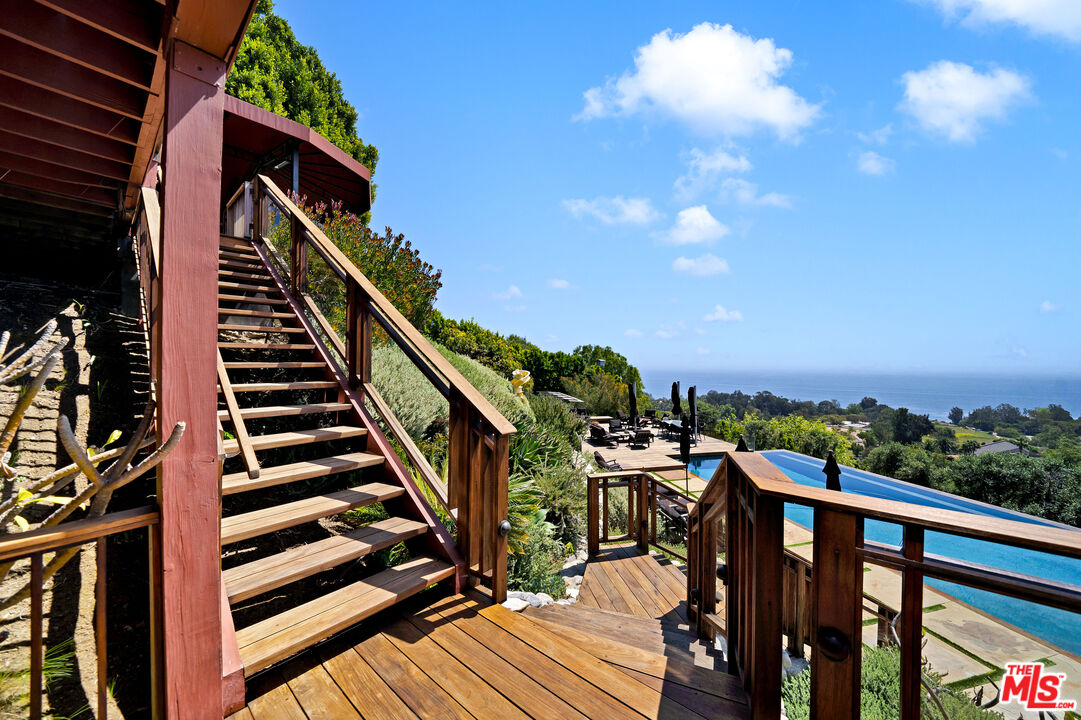 27434 Winding Way Malibu, CA 90265 - Photo 35 of 39 a view of stairs and deck