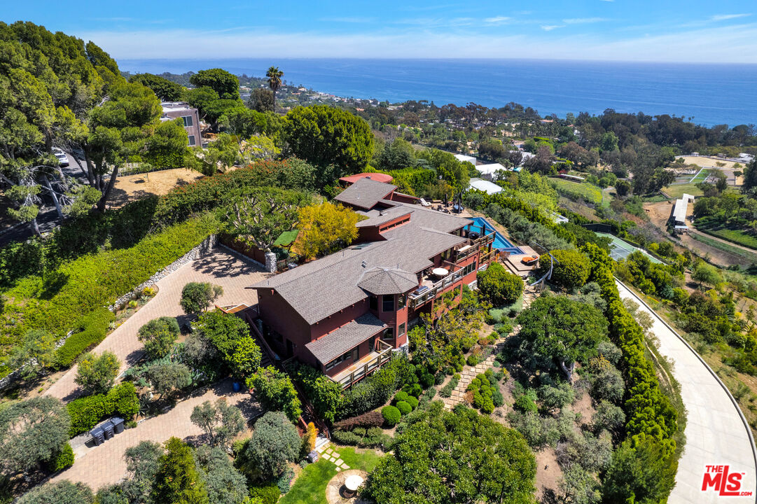 27434 Winding Way Malibu, CA 90265 - Photo 6 of 39 an aerial view of a house with a yard