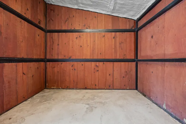 a view of wooden fence