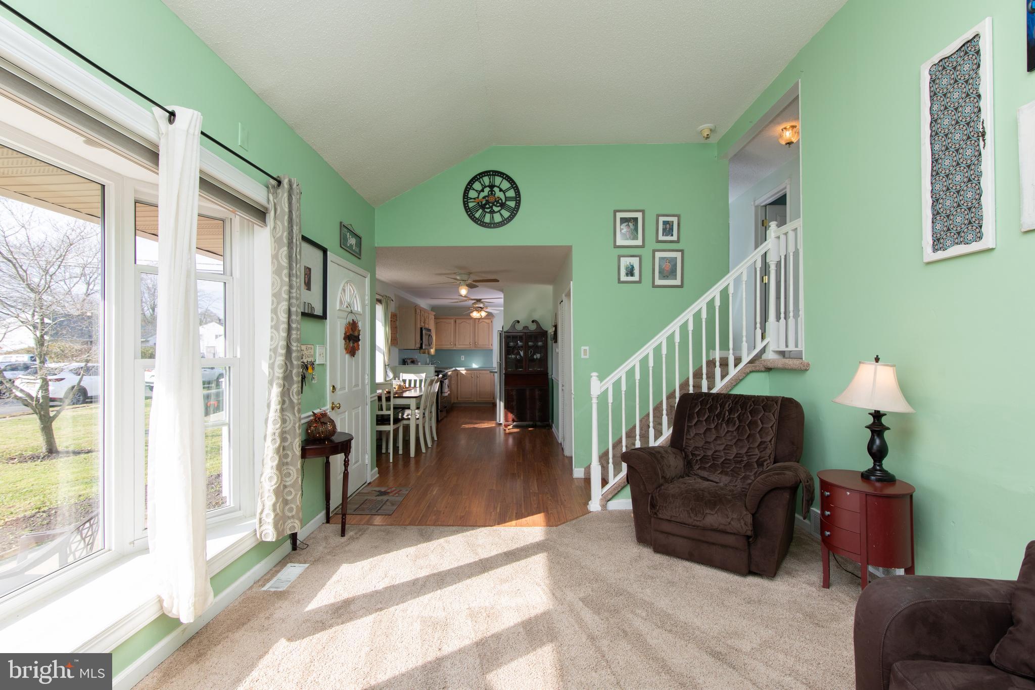 685 Cypress Road Warminster, PA 18974 - Photo 5 of 41 Living Room with Vaulted Ceilings
