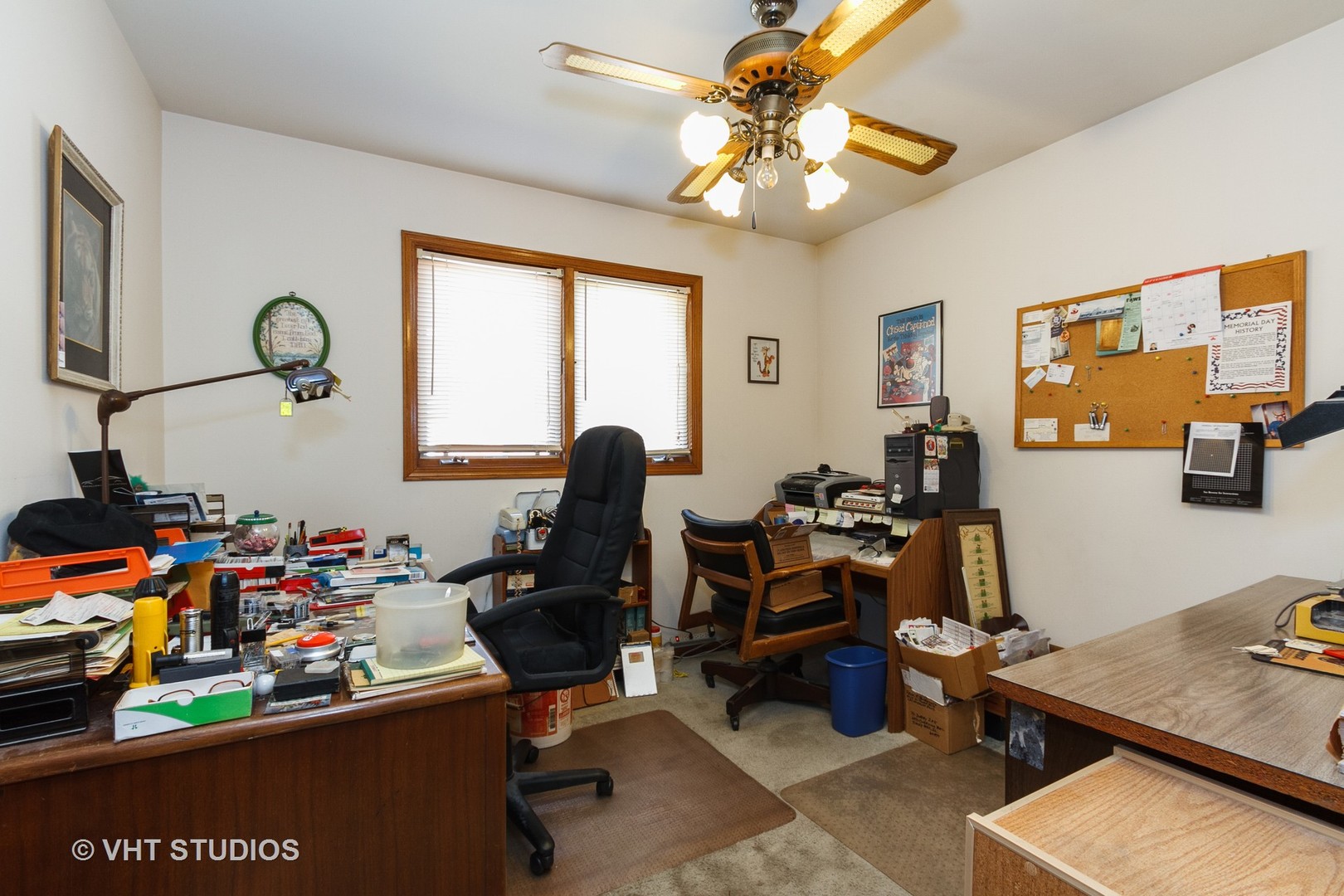 6931 Coachwood Trail Tinley Park, IL 60477 - Photo 8 of 11 a view of a workspace with furniture and a window
