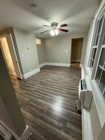 a view of a livingroom with a staircase