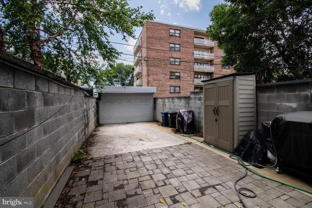 a backyard of a house