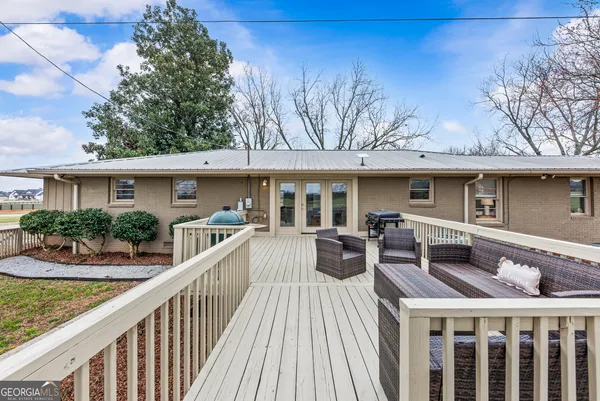 a view of an outdoor space and a lake view