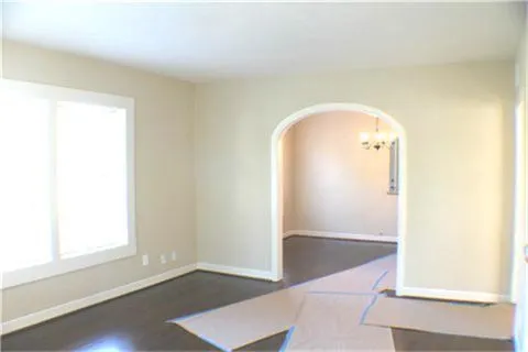 a view of a room with window